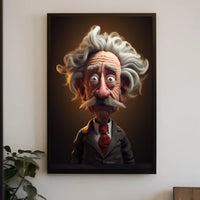 Whimsical Professor Character Poster PosterGoat