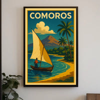 Comoros Island Paradise Poster