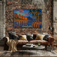 Honolulu Hawaii Wanderlust Beach Photography Poster