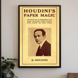 Houdini's Paper Magic: Vintage Cultural or Heritage Poster
