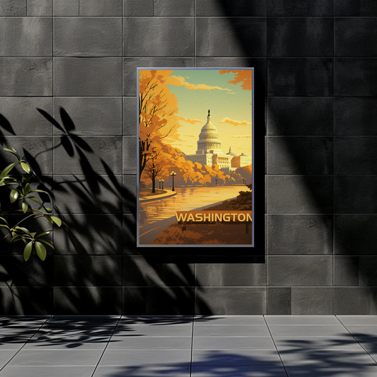 Washington Vintage Poster