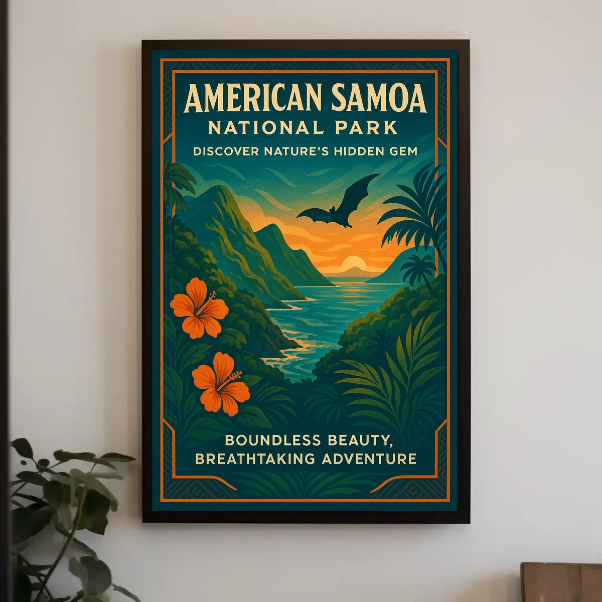 Discover America Samoa’s Beauty: National Park Poster