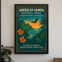 Discover America Samoa’s Beauty: National Park Poster