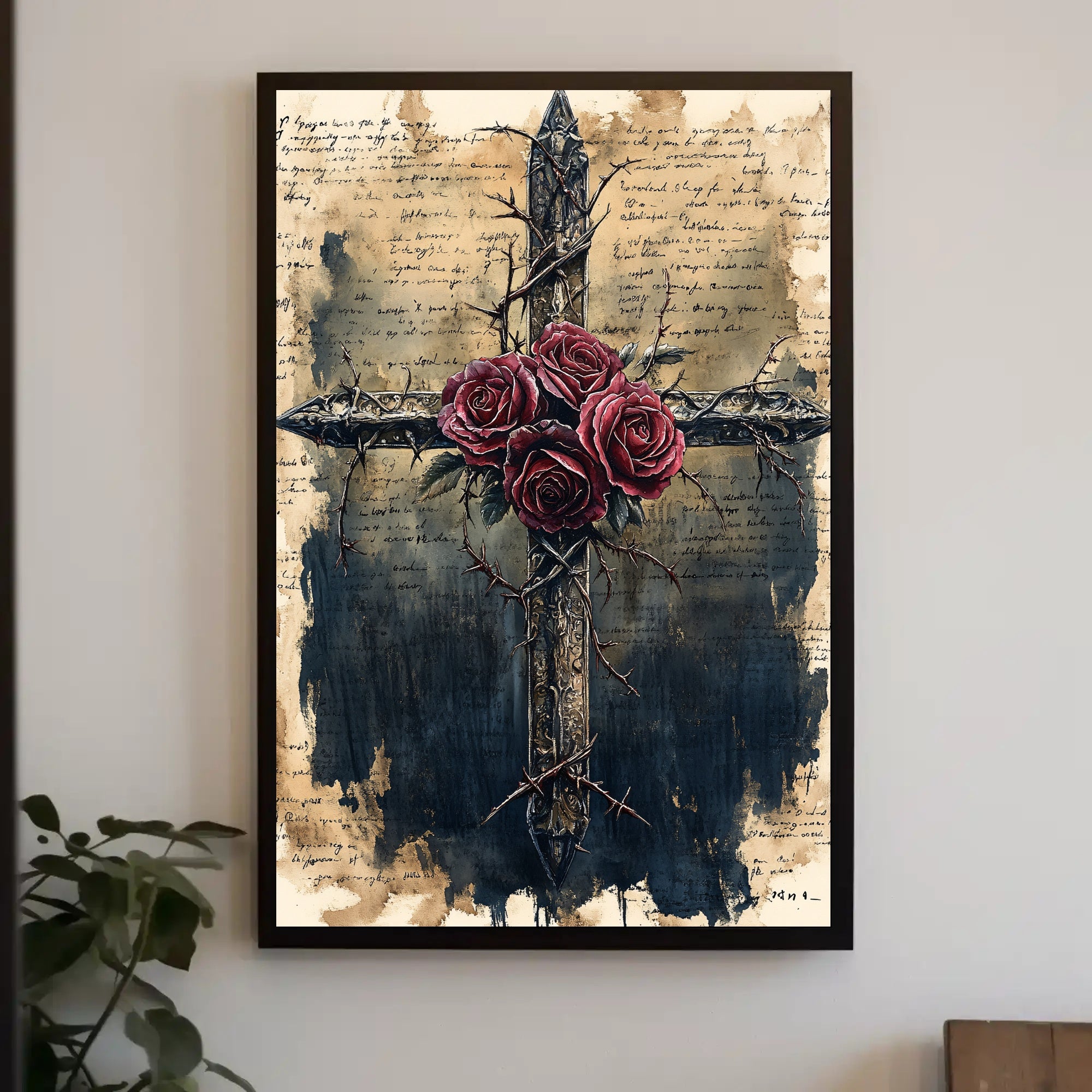 Roses And Thorns Poster