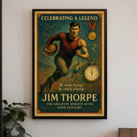 Celebrating a Legend Jim Thorpe Poster