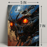 Cybernetic Visage Poster PosterGoat