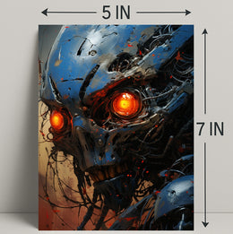 Cybernetic Visage Poster PosterGoat