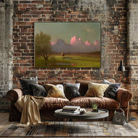 Serene 19th Century Pastoral Landscape Artistic Poster