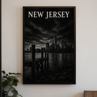 New Jersey Skyline Poster