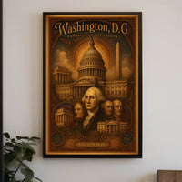 Washington, D.C. Capital of the United States Poster PosterGoat