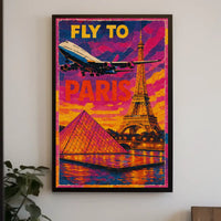 Fly To Paris Poster