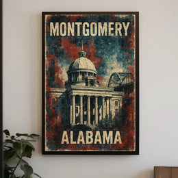Montgomery, Alabama Poster