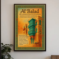 Al Balad The Colorful Old City Of Poster