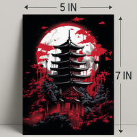 Moonlit Pagoda Poster