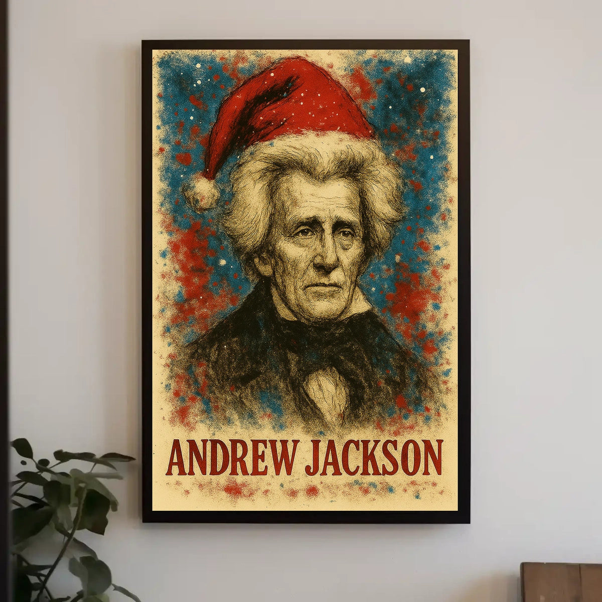 Andrew Jackson 7th President of the United States Christmas SeriesPoster