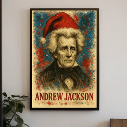 Andrew Jackson 7th President of the United States Christmas SeriesPoster