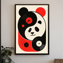 Panda Groove Poster