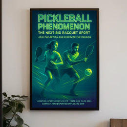 Pickleball Phenomenon Poster
