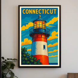 Connecticut Lighthouse Poster