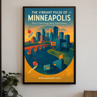 The Vibrant Pulse of Minneapolis Poster PosterGoat
