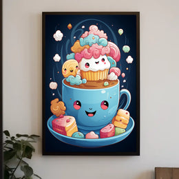 Whimsical Cupcake Delight Poster