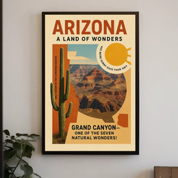 Grand Canyon Natural Wonder Art Poster
