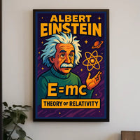 Albert Einstein Theory Of Relativity Poster