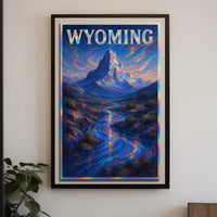 Wyoming Landscape Poster