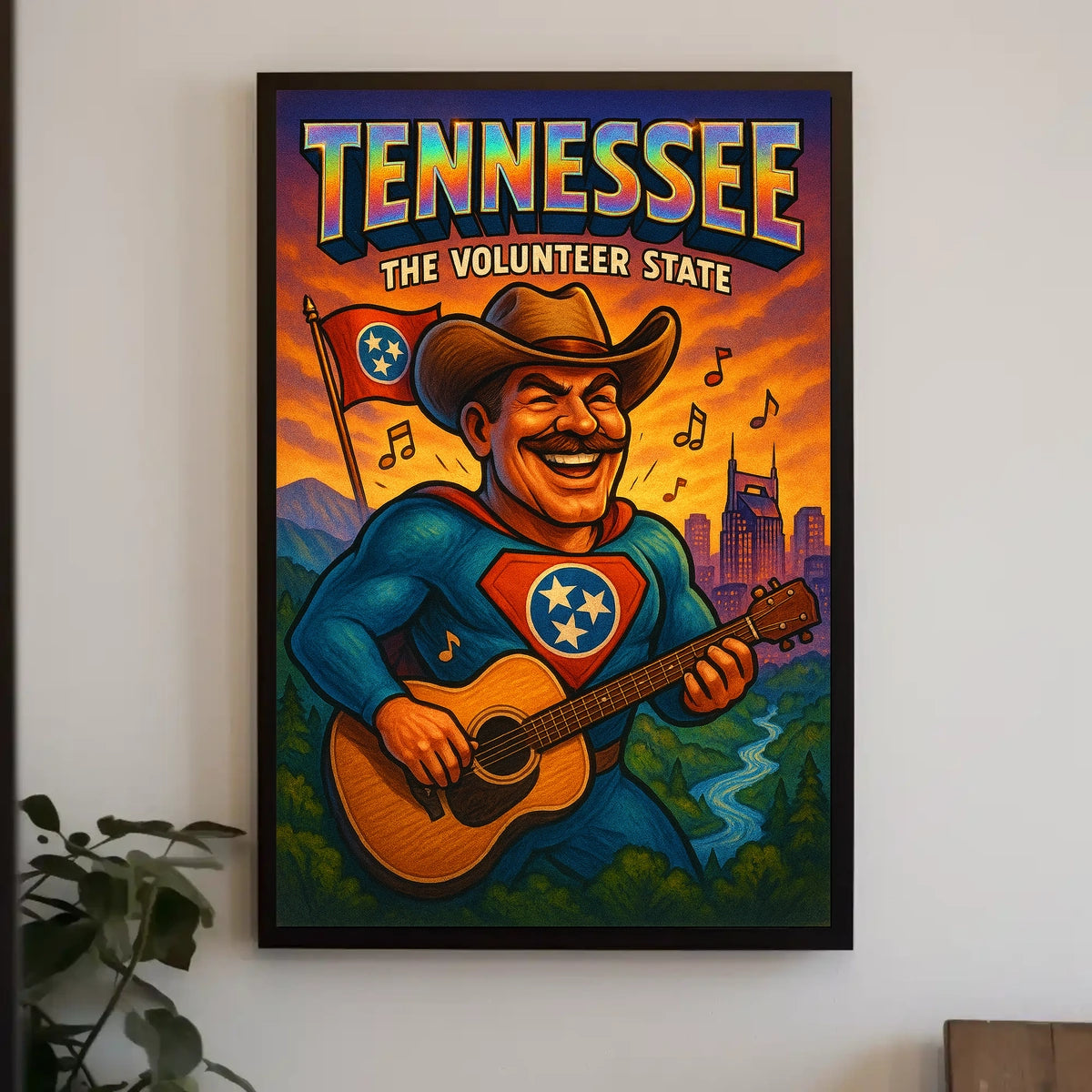 Tennessee The Volunteer State Poster