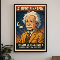 Albert Einstein Theory Of Relativity Poster