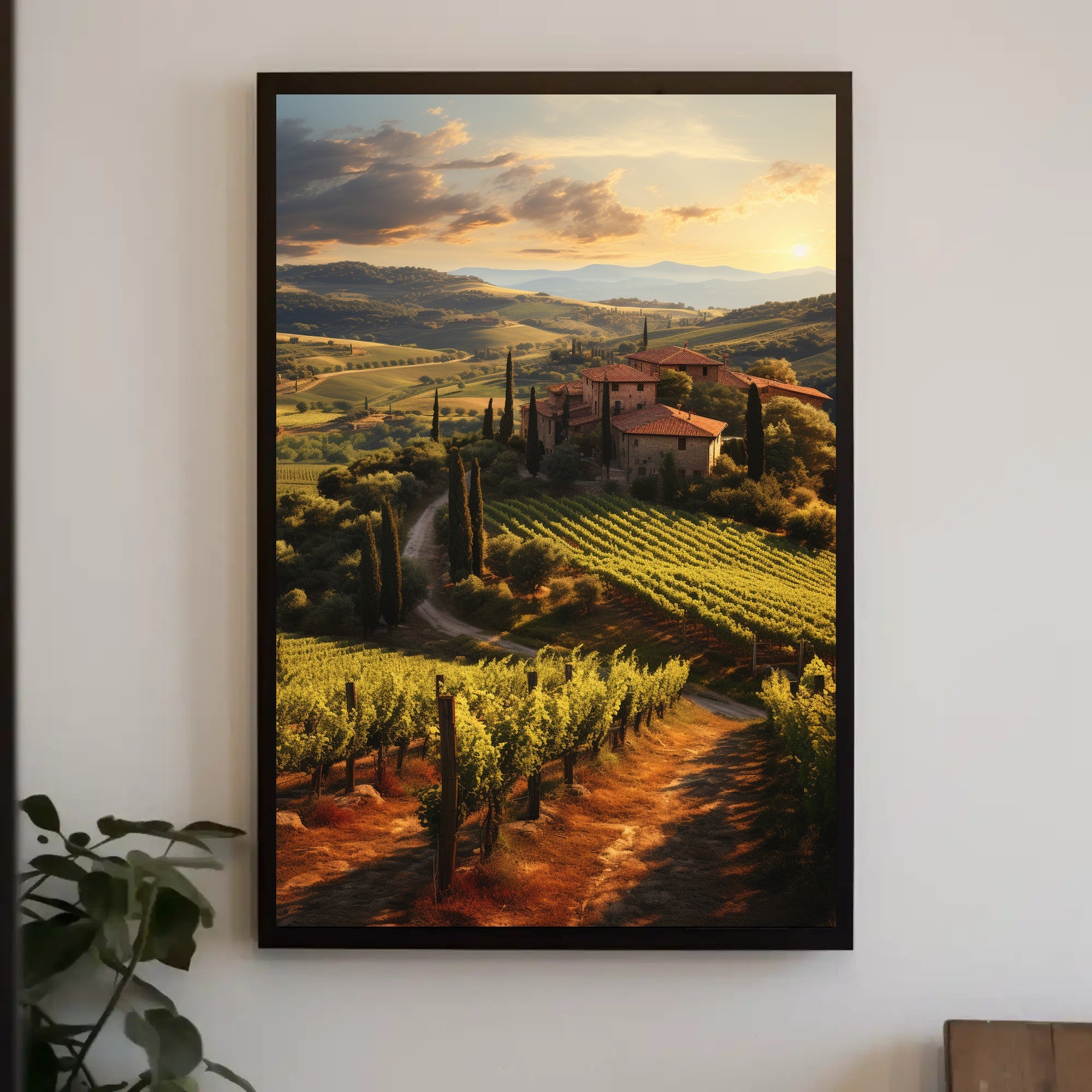 Tuscany Countryside Tranquil Escape Travel Poster
