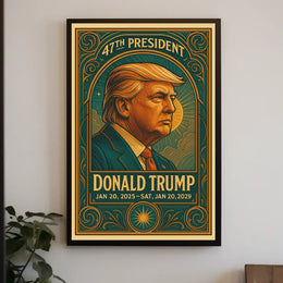 Donald Trump 47Th President Poster