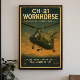 CH-21 Workhorse From Utility to Icon Poster