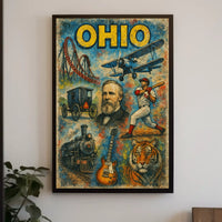 Ohio Heritage Collage Poster