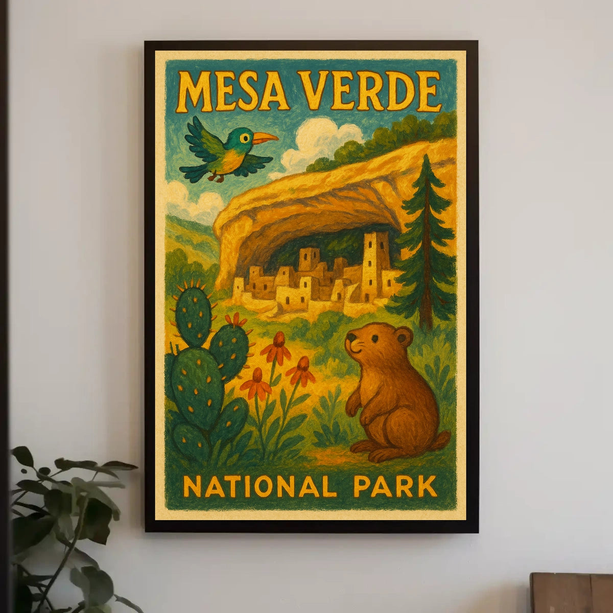 Mesa Verde Scenic Wanderlust Decor Poster