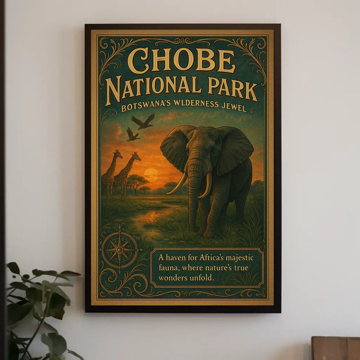 Chobe National Park Botswanas Wilderness Jewel Poster