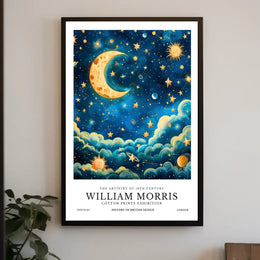 William Morris Cotton Prints Exhibition Poster