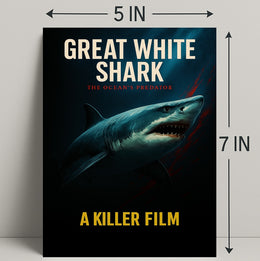 Great White Shark The Oceans Predator Poster PosterGoat