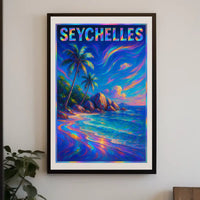 Seychelles Paradise Poster