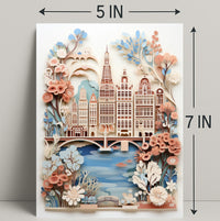 Whimsical Cityscape Poster