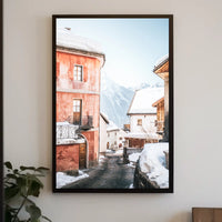 Winter Village Serenity Poster