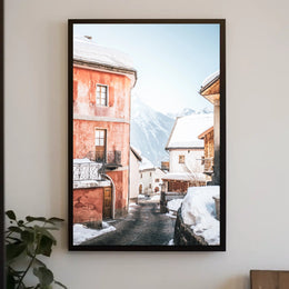 Winter Village Serenity Poster