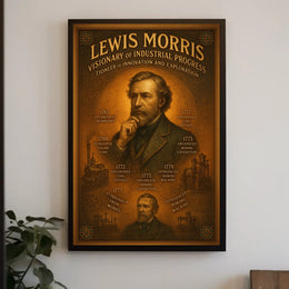 Lewis Morris Visionary of Industrial Progress Poster
