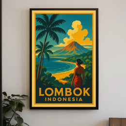 Lombok, Indonesia Poster