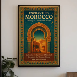 Moroccan Adventure: Marrakesh & Sahara Desert Poster