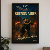 Fly To Buenos Aires Rhythm In Aires Poster