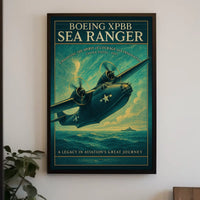 Boeing XPBB Sea Ranger Vintage Aviation Poster