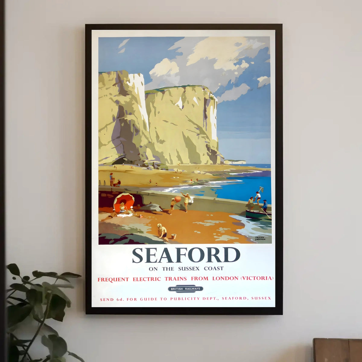 Seaford On The Sussex Coast Poster