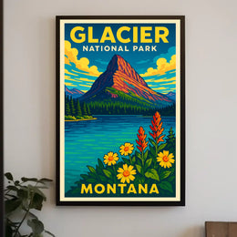 Glacier National Park Montana Poster