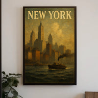 New York Cityscape Poster